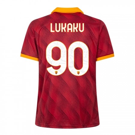AS Roma Lukaku 90 Fodboldtrøjer Fjerde 2023-24 Kort ærmer